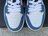 Authentic Air Jordan 1 Low WMNS “Aegean Storm”