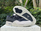 Authentic Air Jordan 4 RM “Black/Light Bone” GS