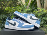 Authentic Air Jordan 1 Low WMNS “Aegean Storm”