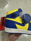 Air Jordan 1 High OG Game Royal and Varsity Maize