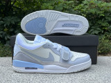 Authentic Air Jordan Legacy 312 Low GS White/Blue/Grey