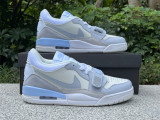 Authentic Air Jordan Legacy 312 Low GS White/Blue/Grey