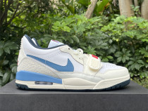 Authentic Air Jordan Legacy 312 Low GS White/Blue/Red