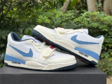 Authentic Air Jordan Legacy 312 Low GS White/Blue/Red