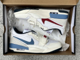 Authentic Air Jordan Legacy 312 Low GS White/Blue/Red