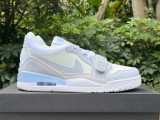 Authentic Air Jordan Legacy 312 Low GS White/Blue/Grey