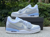 Authentic Air Jordan Legacy 312 Low GS White/Blue/Grey