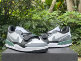 Authentic Air Jordan Legacy 312 Low GS White/Black/Green