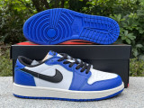 Authentic Air Jordan 1 Low Game Royal