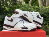 Authentic Nike Air Flight 89 Red/Brown/White