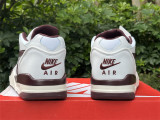 Authentic Nike Air Flight 89 Red/Brown/White