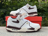 Authentic Nike Air Flight 89 Red/Brown/White