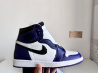 Authentic Air Jordan 1 High Court Purple