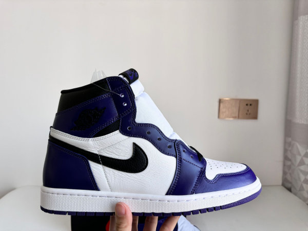 Authentic Air Jordan 1 High Court Purple