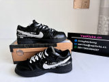 Authentic Off-White x Nike Dunk Low “50 of 50” Black/Silver