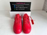 Authentic Off-White x Nike Air Force 1 Red