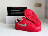 Authentic Off-White x Nike Air Force 1 Red
