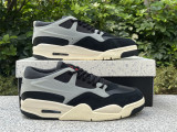 Authentic Air Jordan 4 RM Black/Sail/Grey GS