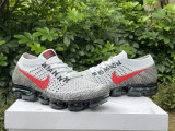 Authentic Nike Air VaporMax Flyknit Red/Black/Grey