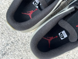 Authentic Air Jordan 4 RM Black/Sail/Grey GS