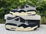 Authentic Air Jordan 4 RM Black/Sail/Grey GS