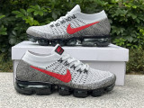 Authentic Nike Air VaporMax Flyknit Red/Black/Grey