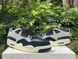 Authentic Air Jordan 4 RM Black/Sail/Grey GS