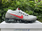 Authentic Nike Air VaporMax Flyknit Red/Black/Grey