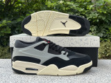 Authentic Air Jordan 4 RM Black/Sail/Grey GS