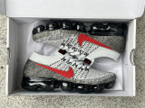 Authentic Nike Air VaporMax Flyknit Red/Black/Grey