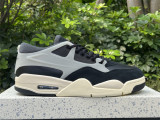 Authentic Air Jordan 4 RM Black/Sail/Grey GS