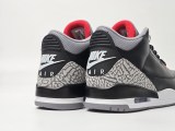 Authentic Air Jordan 3 “Black Cement” 2024