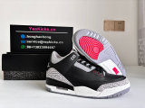 Authentic Air Jordan 3 “Black Cement” 2024