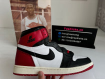 Authentic Air Jordan 1 High “Black Toe Reimagined”
