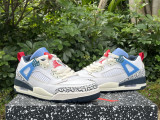 Authentic Jordan Spizike Low GS White/Blue