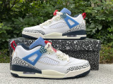 Authentic Jordan Spizike Low GS White/Blue
