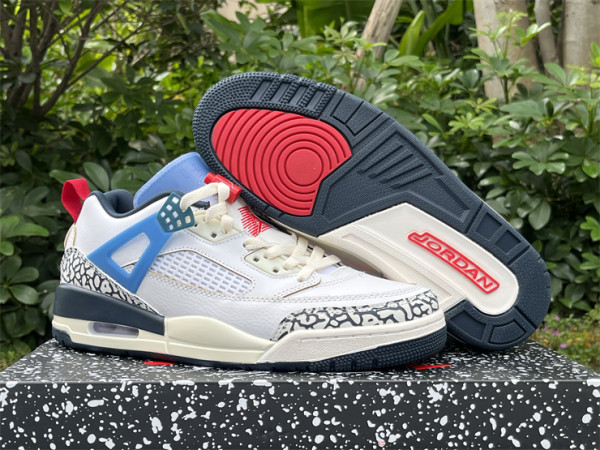 Authentic Jordan Spizike Low GS White/Blue