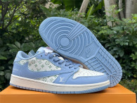 Authentic LV x Air Jordan 1 Low