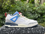 Authentic Jordan Spizike Low GS White/Blue