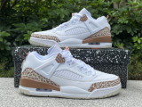 Authentic Jordan Spizike Low GS White/Brown/Pink