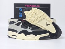 Authentic Air Jordan 4 RM Black/Sail/Grey