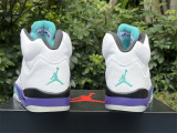 Authentic Air Jordan 5 Retro Grape