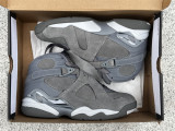 Authentic Air Jordan 8 “Cool Grey””