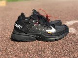 Authentic OFF-WHITE x Nike Air Presto Black White