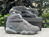 Authentic Air Jordan 8 “Cool Grey””