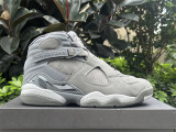 Authentic Air Jordan 8 “Cool Grey””