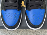 Authentic Air Jordan 1 Low “Black Royal Toe”
