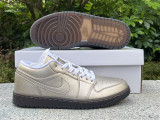 Authentic Air Jordan 1 Low SE “Metallic Zinc”