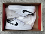 Authentic Air Jordan 1 Low ’85 “Metallic Black”