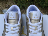 Authentic Air Jordan 1 Low SE “Metallic Zinc”